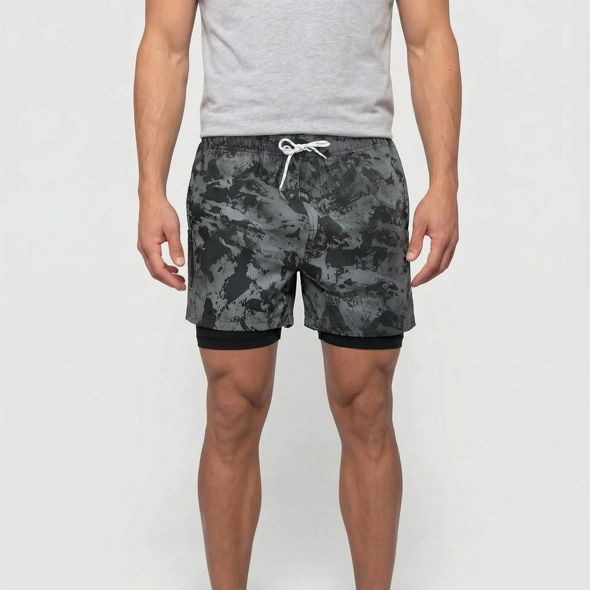 Jovan - Tropical Print Men's Swim Shorts