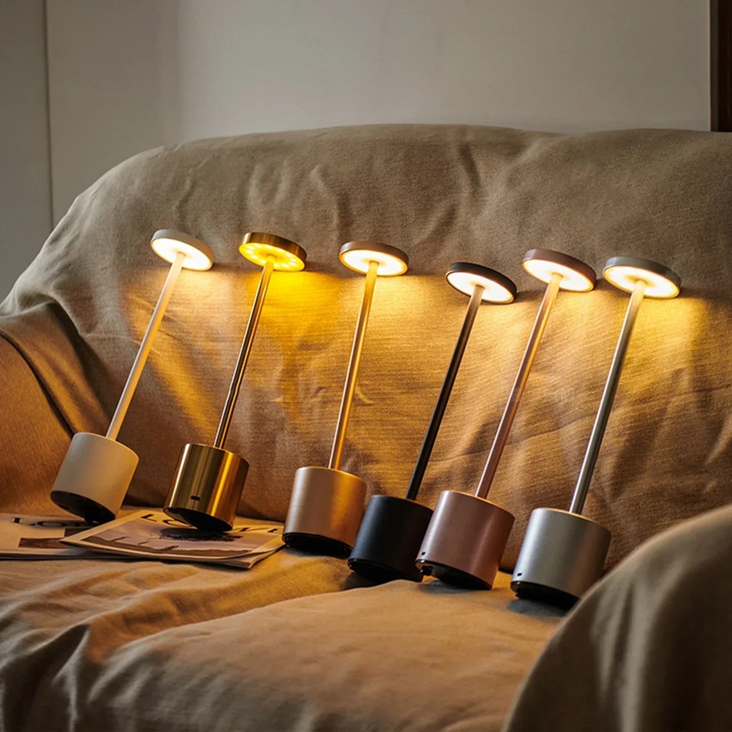 LuxoraGlow | Luxurious and modern rechargeable lamp