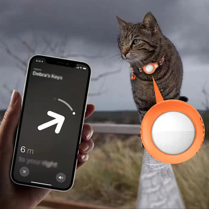 Kompakter GPS Tracker für Hunde mit Anti-Verlust-Alarm – Smart Tag für iPhone und Haustiere, Hohe Akkulaufzeit, IP54 Wasserdicht 4