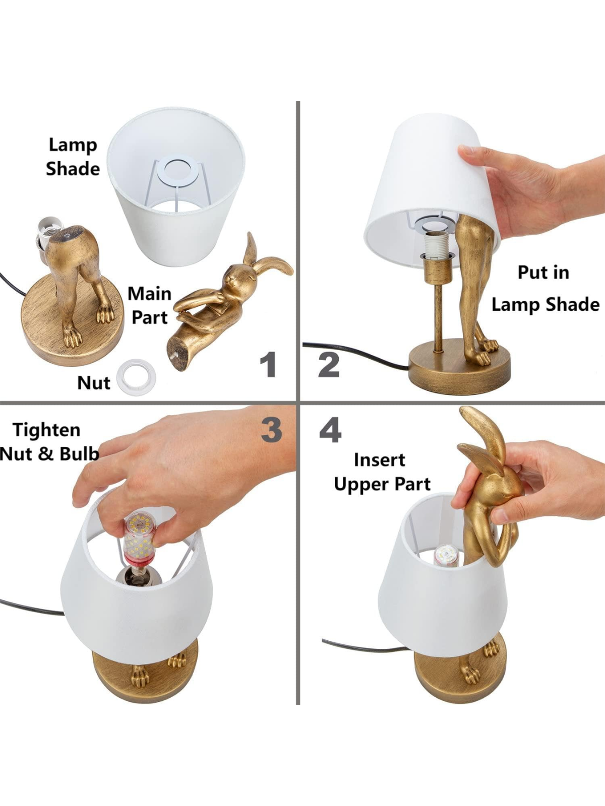 Lepora - Whimsical Animal Table Lamp