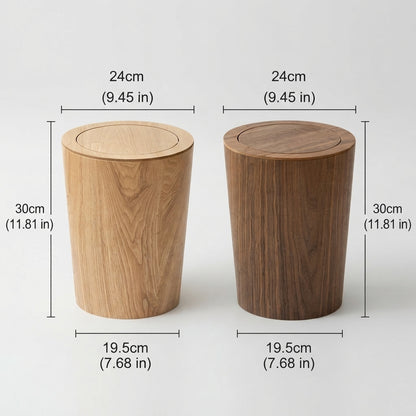 LignumBin - Minimalist Wood Grain Waste Bin14