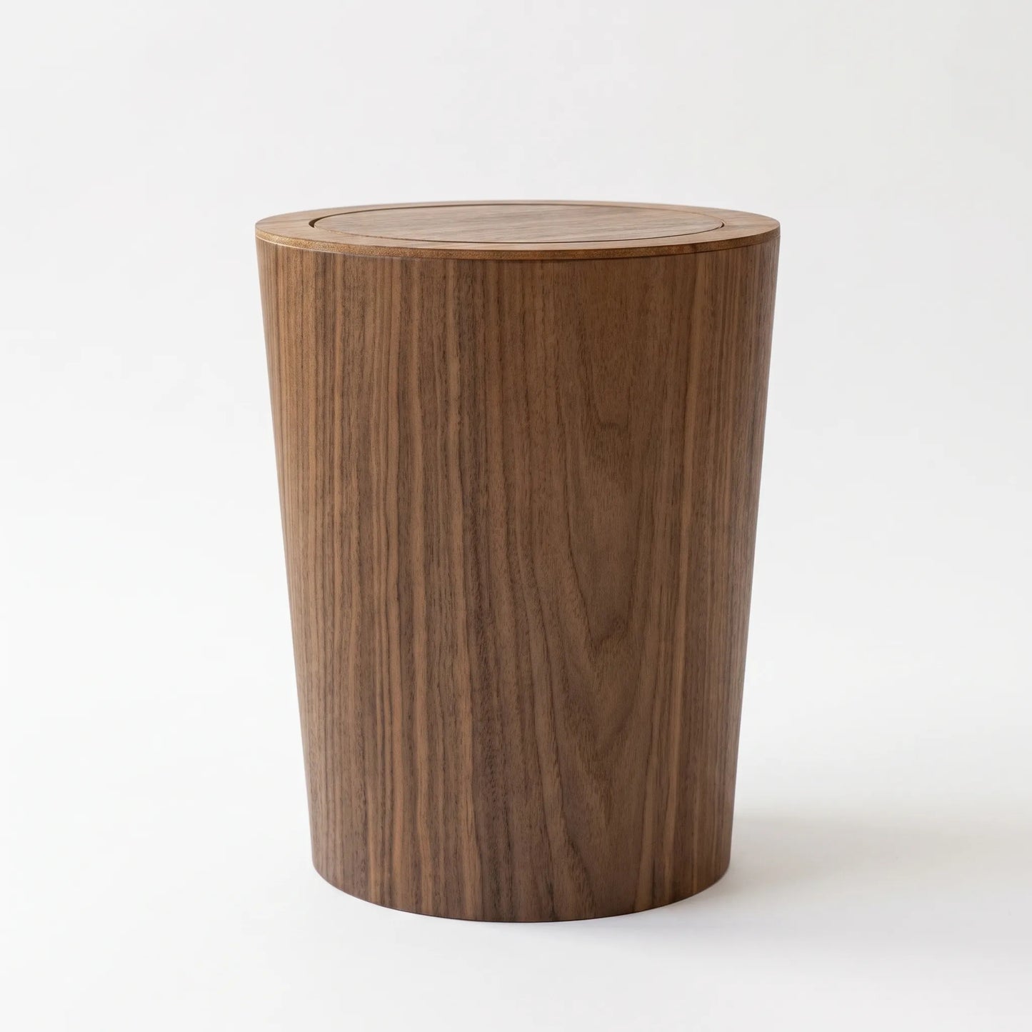 LignumBin - Minimalist Wood Grain Waste Bin