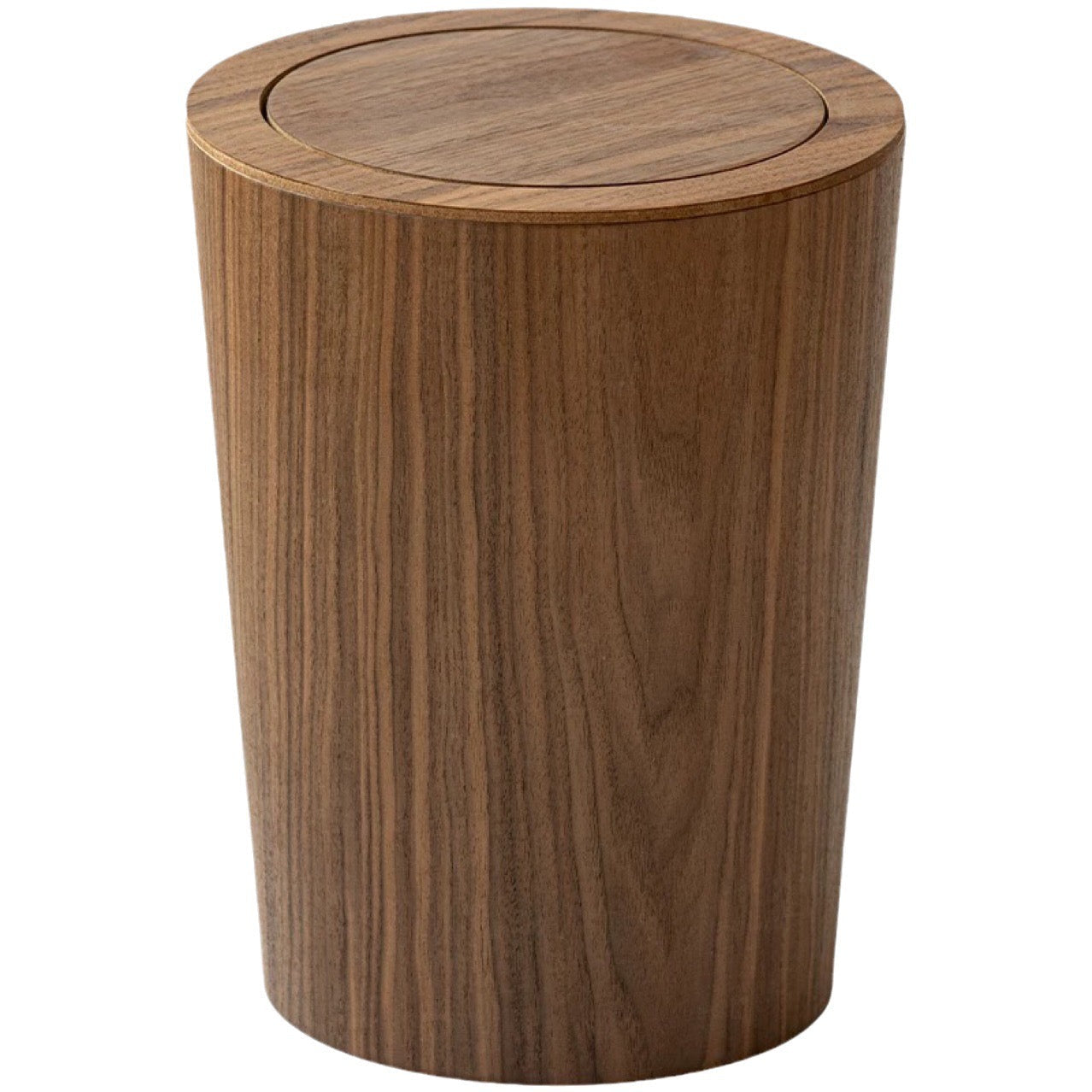 LignumBin - Minimalist Wood Grain Waste Bin
