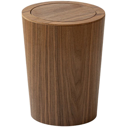 LignumBin - Minimalist Wood Grain Waste Bin
