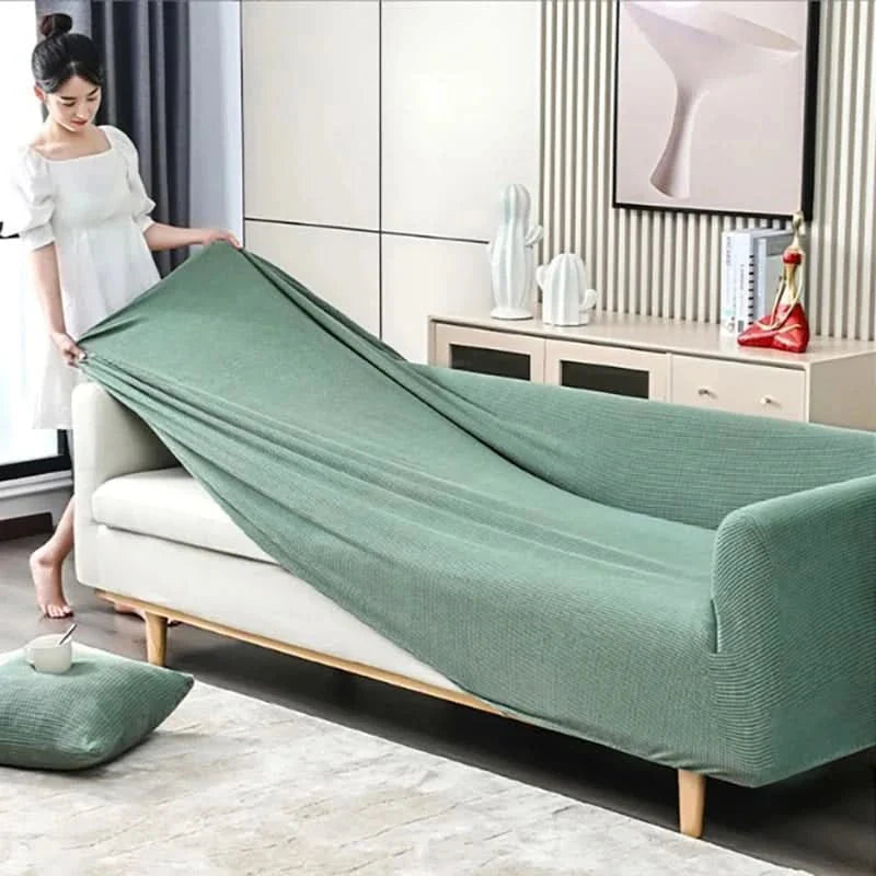 Loungeria - Ribbed Stretch Sofa Cover