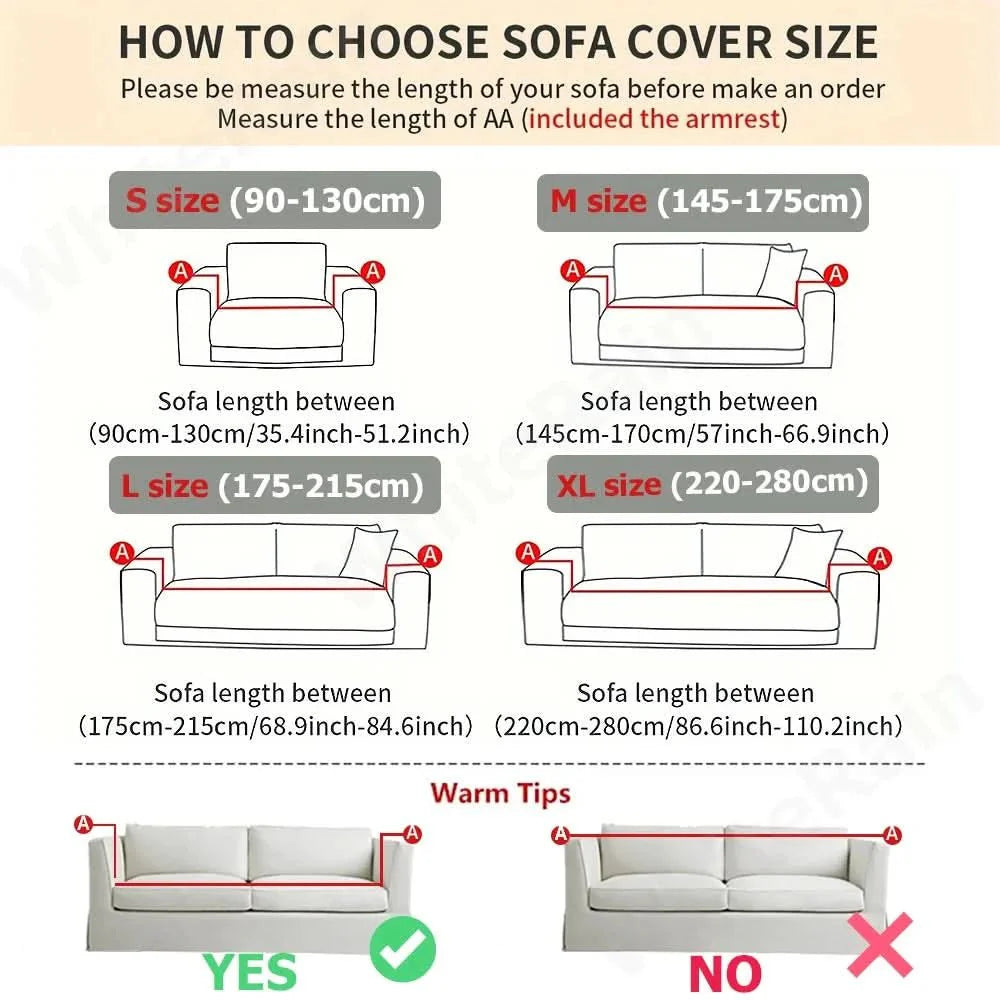 Loungeria - Ribbed Stretch Sofa Cover