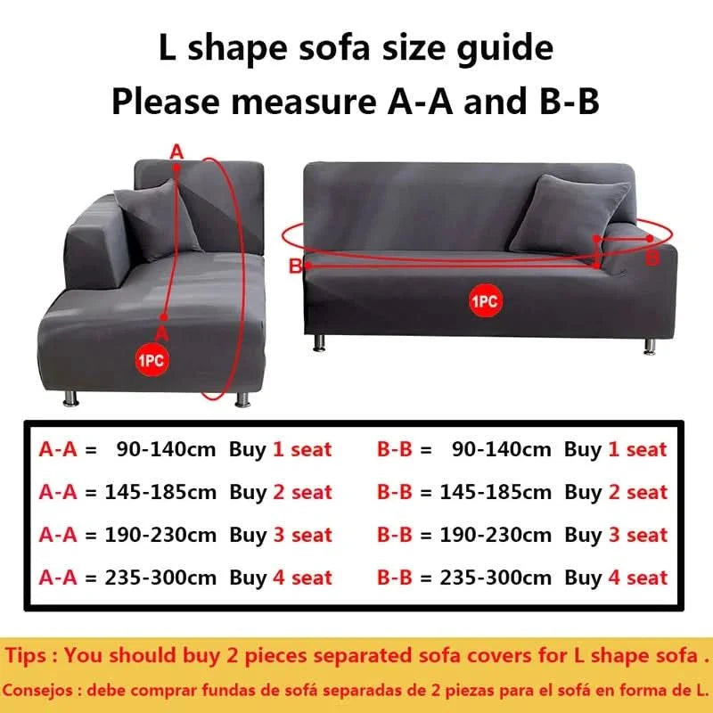 Loungeria - Ribbed Stretch Sofa Cover