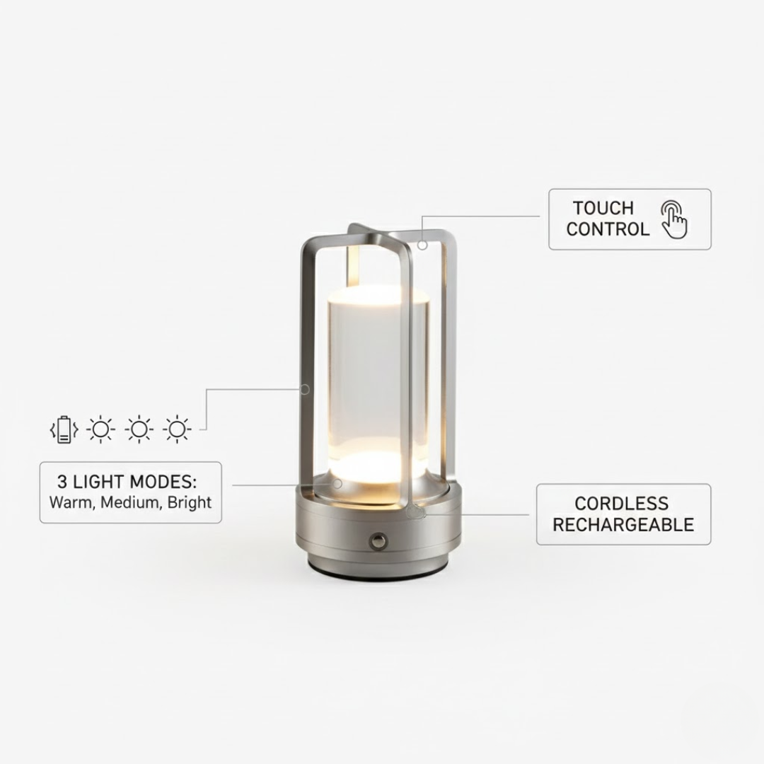 Lumaire - Rechargeable LED Table Lamp