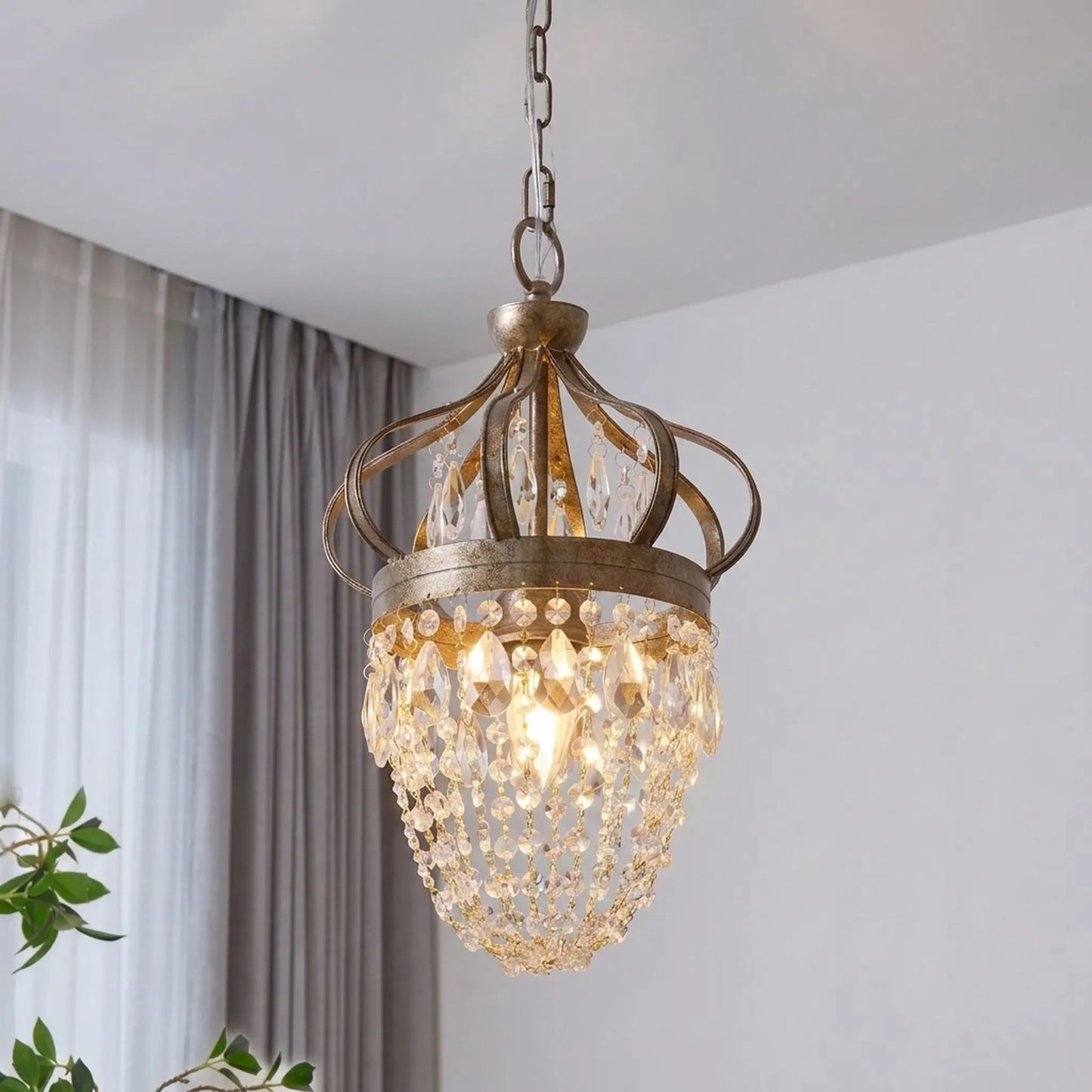 LuminaCrown - Tear-Drop Chandelier