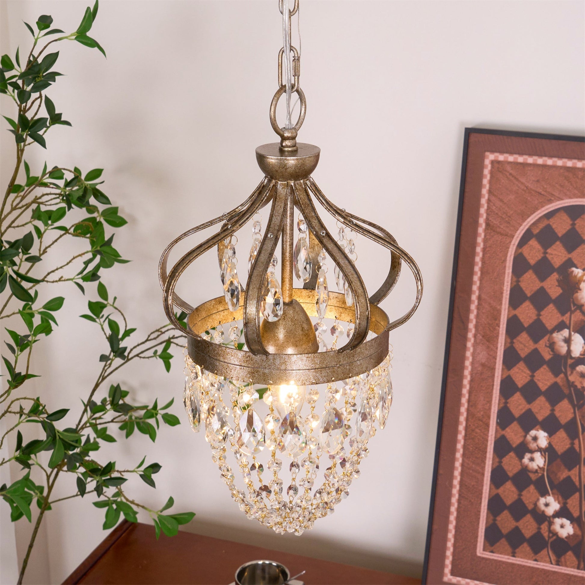 LuminaCrown - Tear-Drop Chandelier