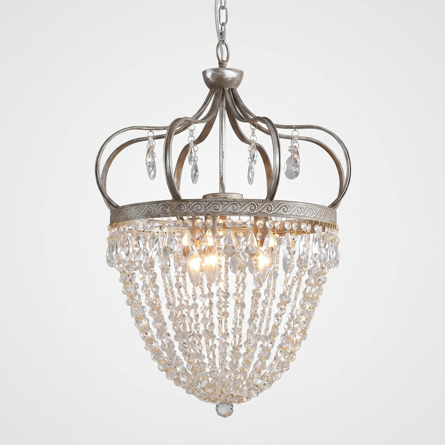 LuminaCrown - Tear-Drop Chandelier