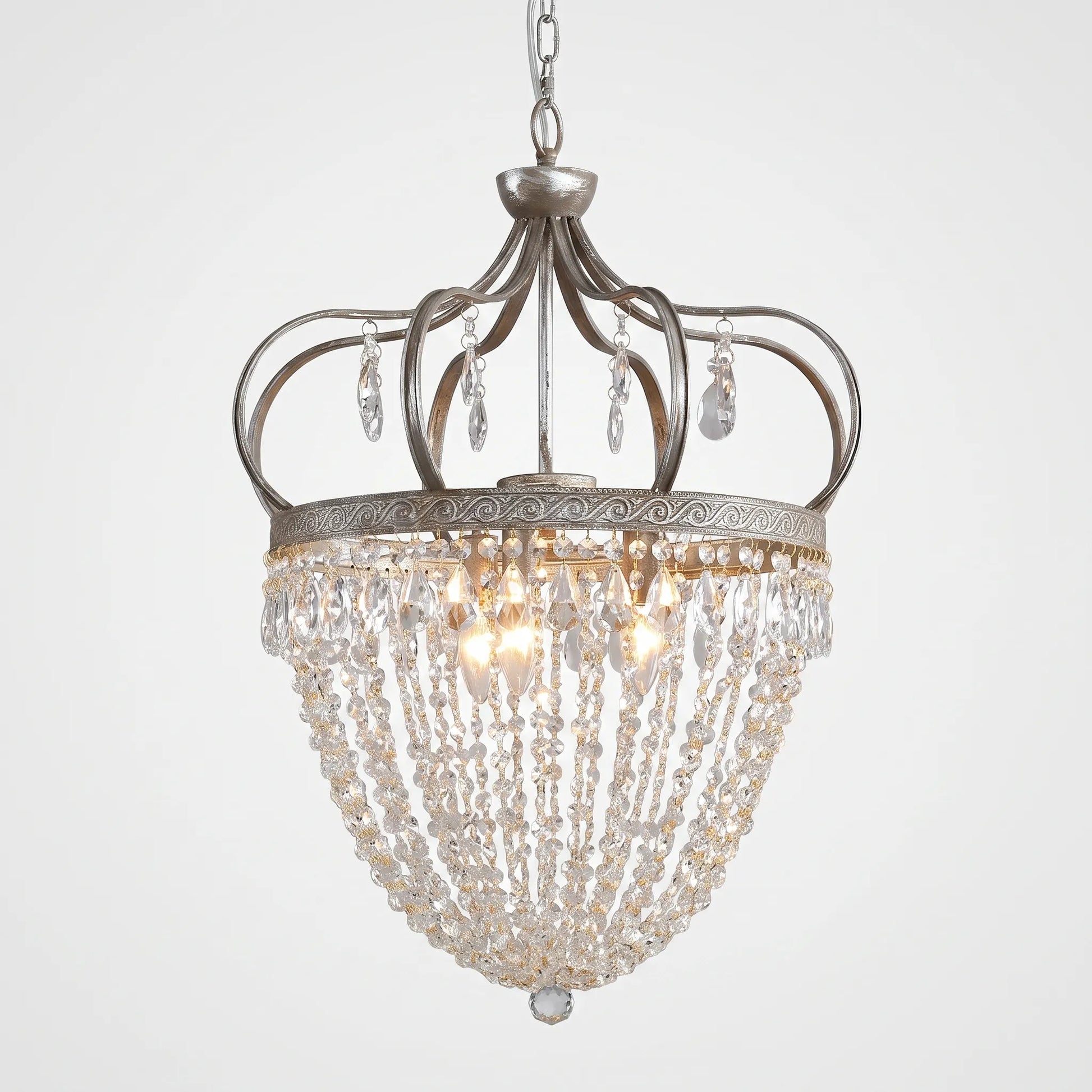 LuminaCrown - Tear-Drop Chandelier