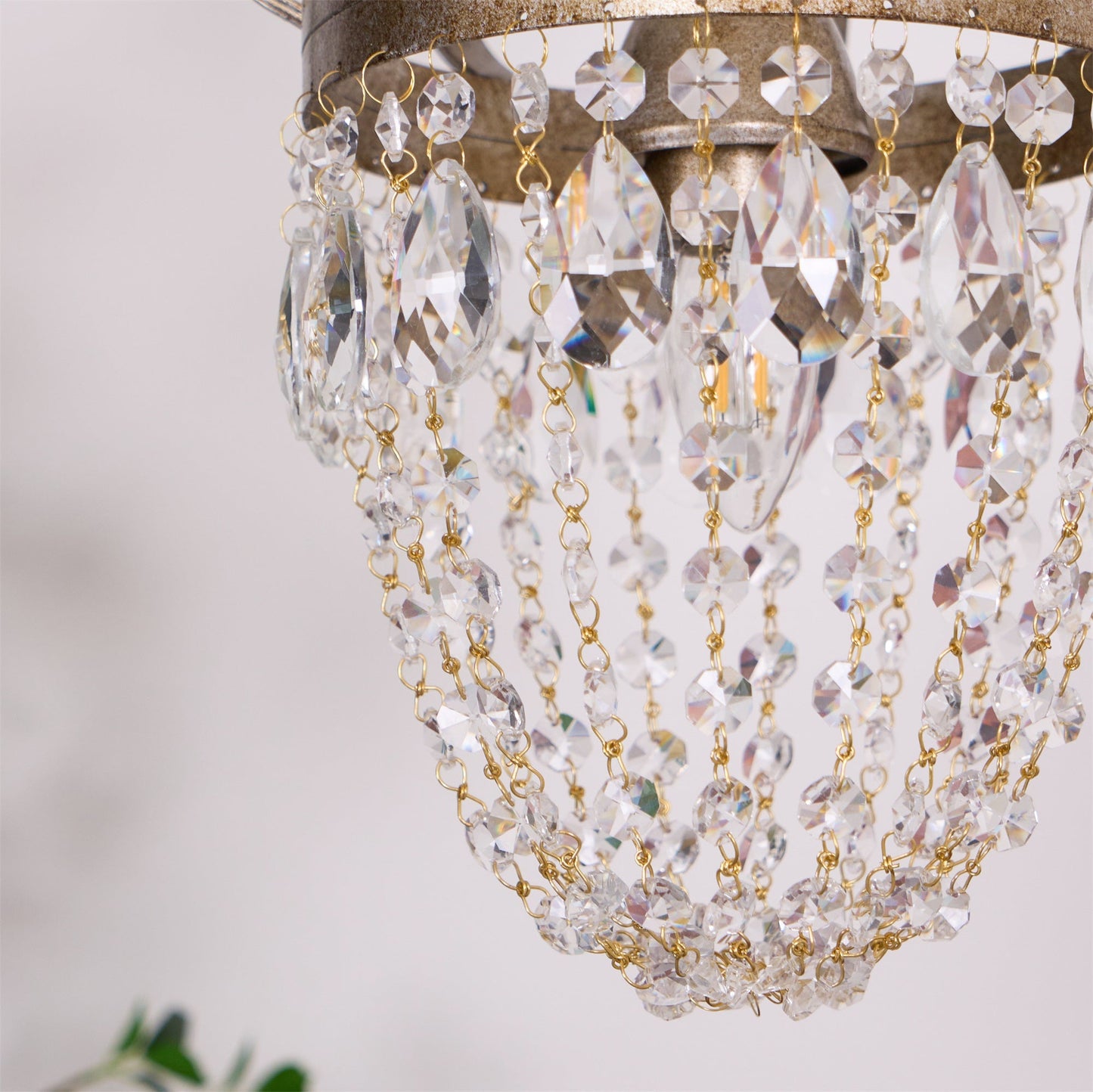 LuminaCrown - Tear-Drop Chandelier