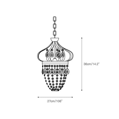LuminaCrown - Tear-Drop Chandelier