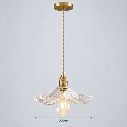 Lumistre - Fluted Flower Shade Ceiling Pendant Light13