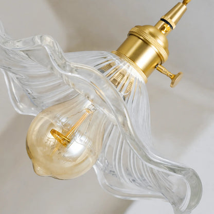 Lumistre - Fluted Flower Shade Ceiling Pendant Light