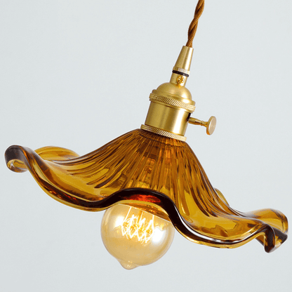 Lumistre - Fluted Flower Shade Ceiling Pendant Light