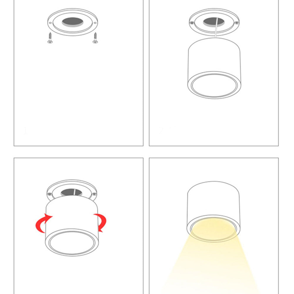 Lumitilt - Adjustable Tilt LED Ceiling Downlight