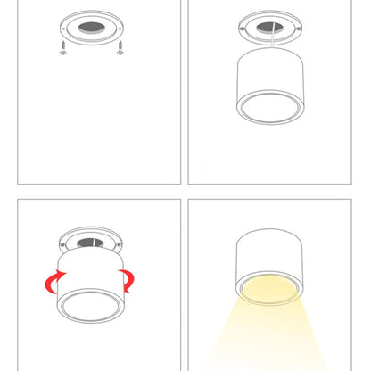 Lumitilt - Adjustable Tilt LED Ceiling Downlight