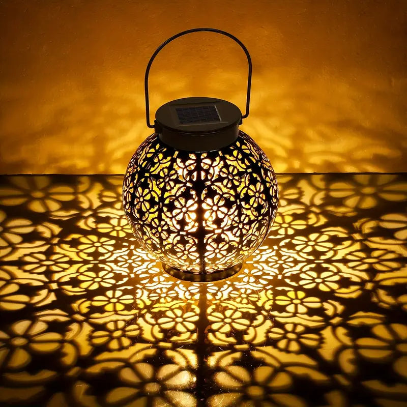 LunaLush | Retro & Elegant Solar Garden Lantern1