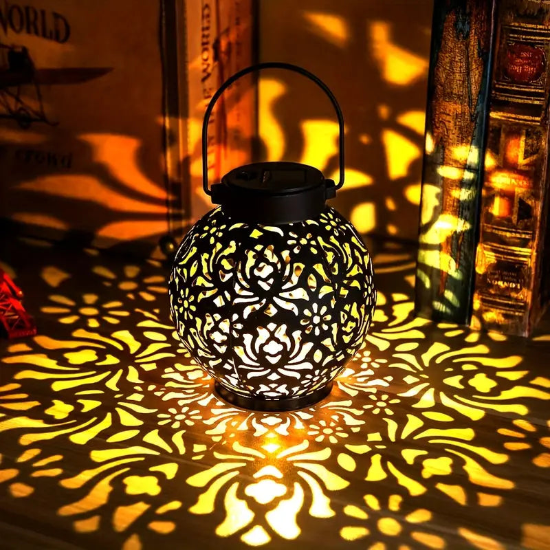 LunaLush | Retro & Elegant Solar Garden Lantern4