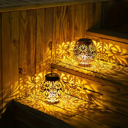 LunaLush | Retro & Elegant Solar Garden Lantern6