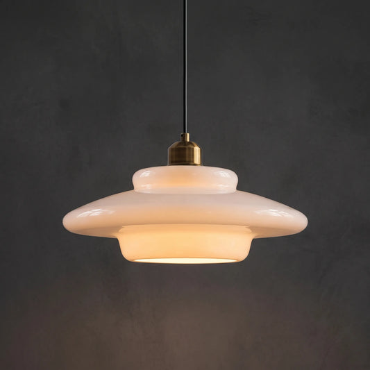 Lunora - Art Deco Stepped Pendant Ceiling Light