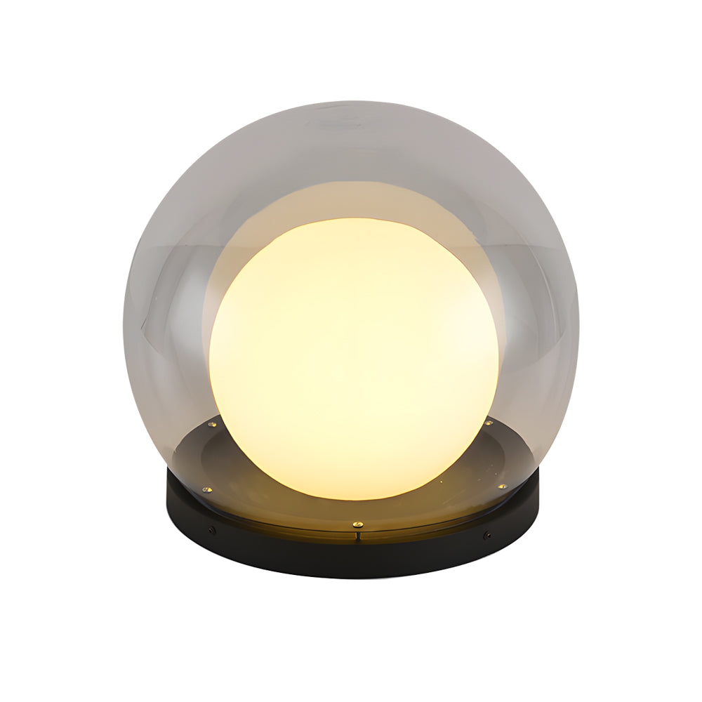 Lunoris - Outdoor Decorative Globe Pillar Light