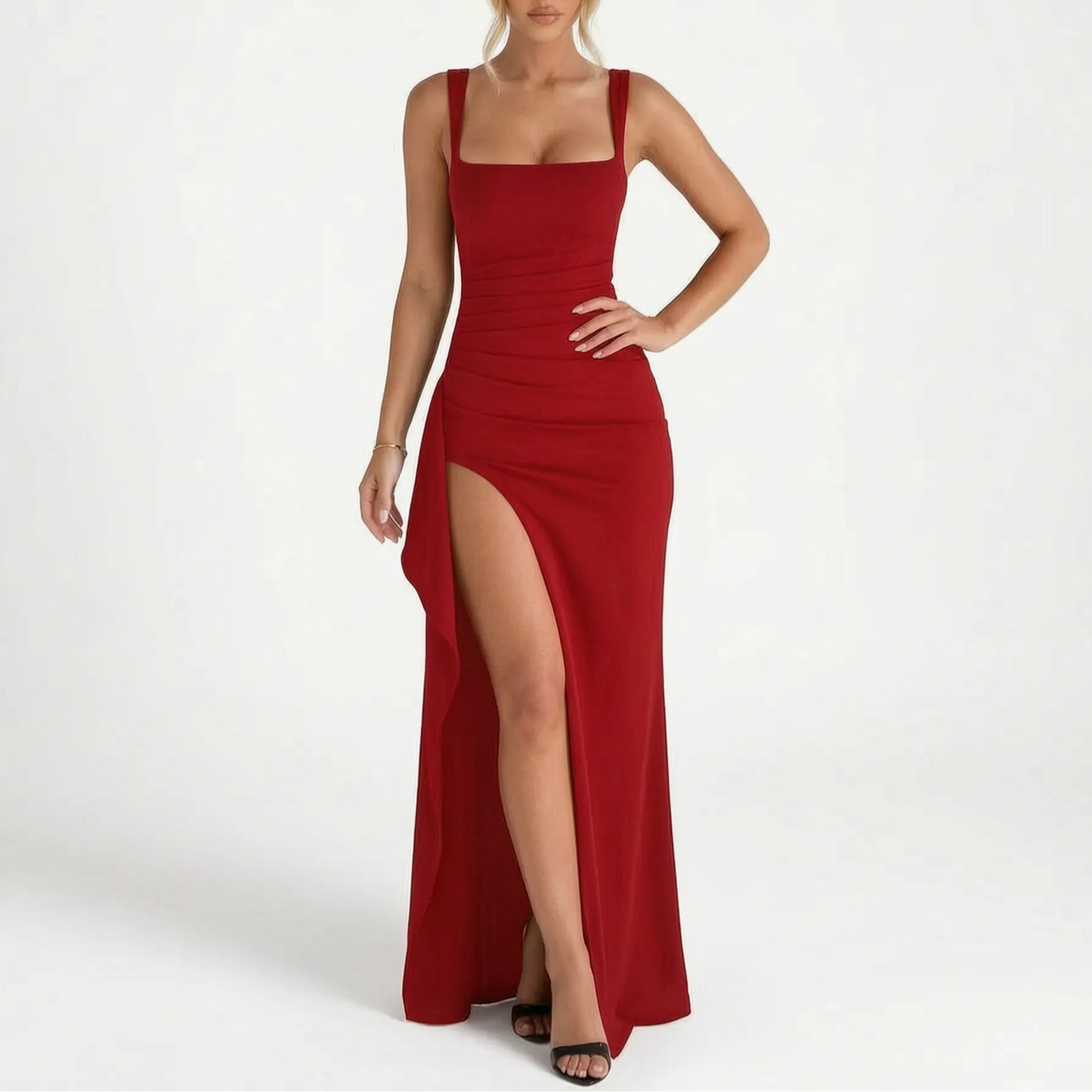 Lyddia - Structured Bodycon Maxi Dress