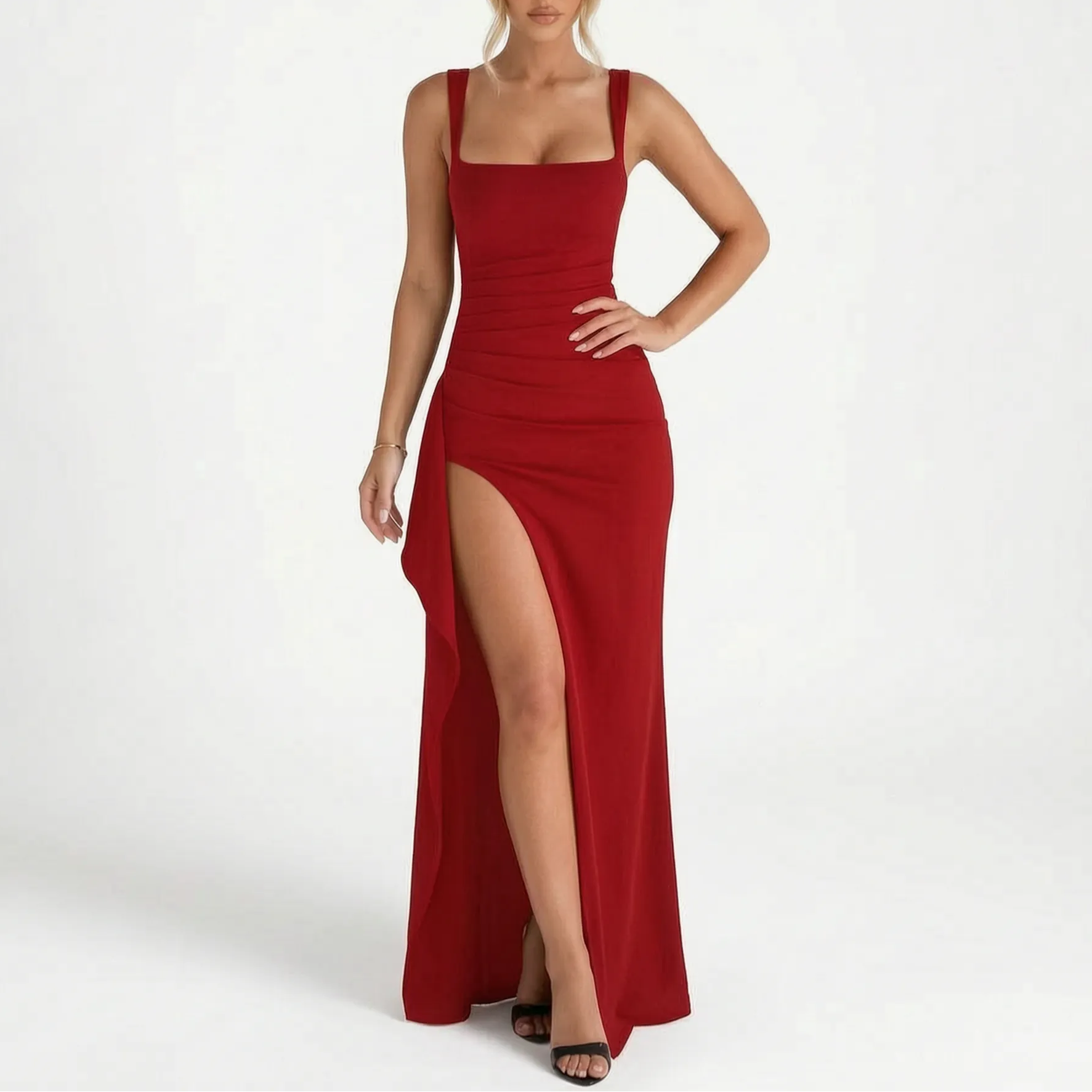 Lyddia - Structured Bodycon Maxi Dress