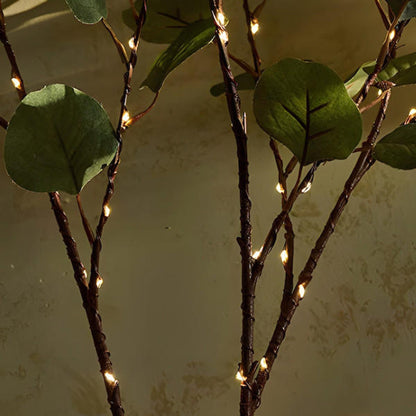 LeafAura | Warm Olive Branch LED Light