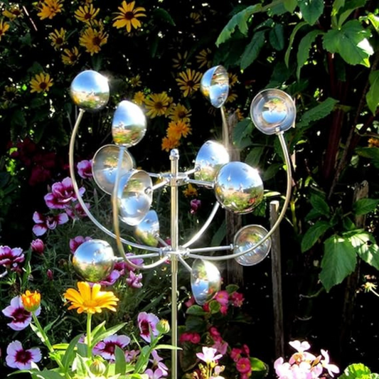 SpinShine | Shiny Wind Spinner with Elegant Movement