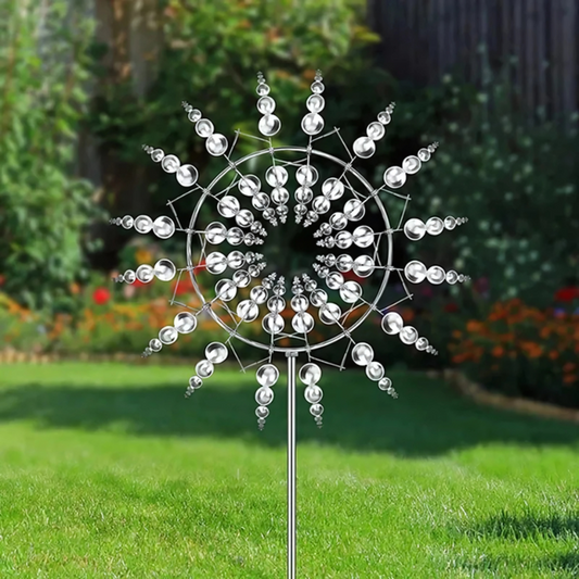 WindAura | Double-Spinning Wind Chime Made of Stainless Steel