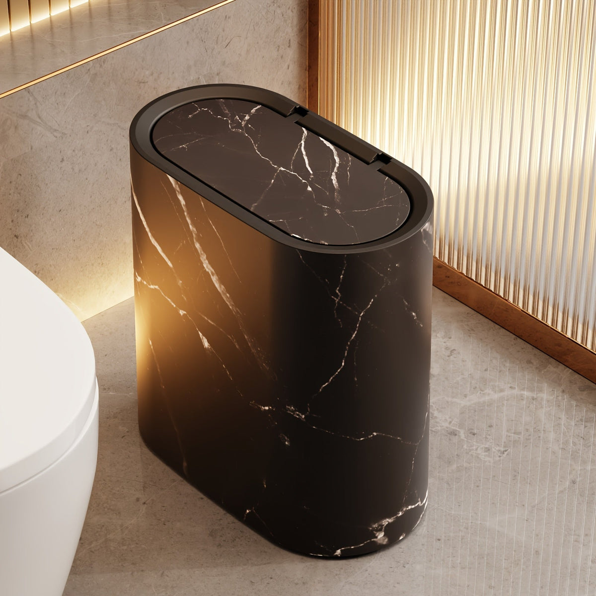 Marbrex - Slim Bathroom Bin