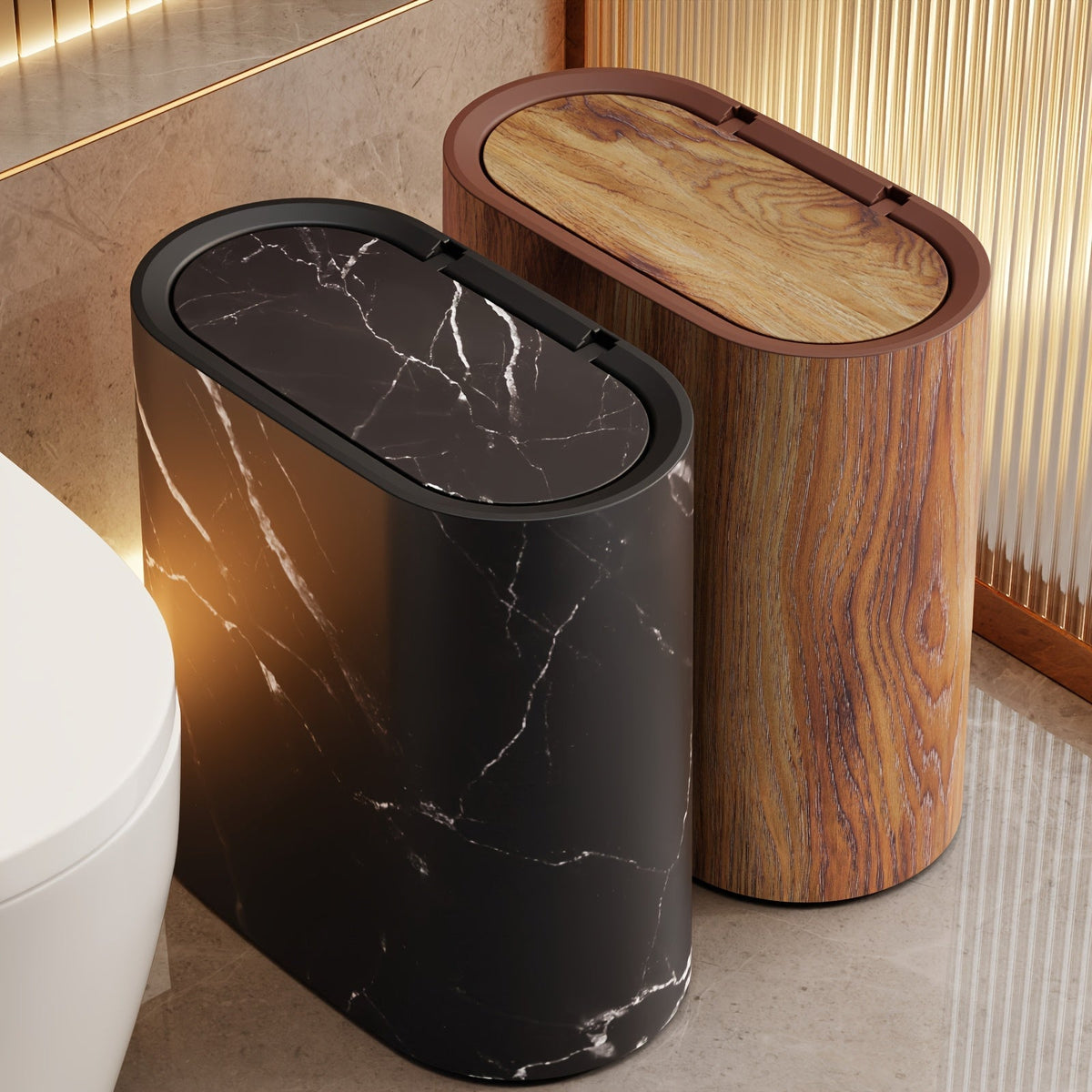 Marbrex - Slim Bathroom Bin