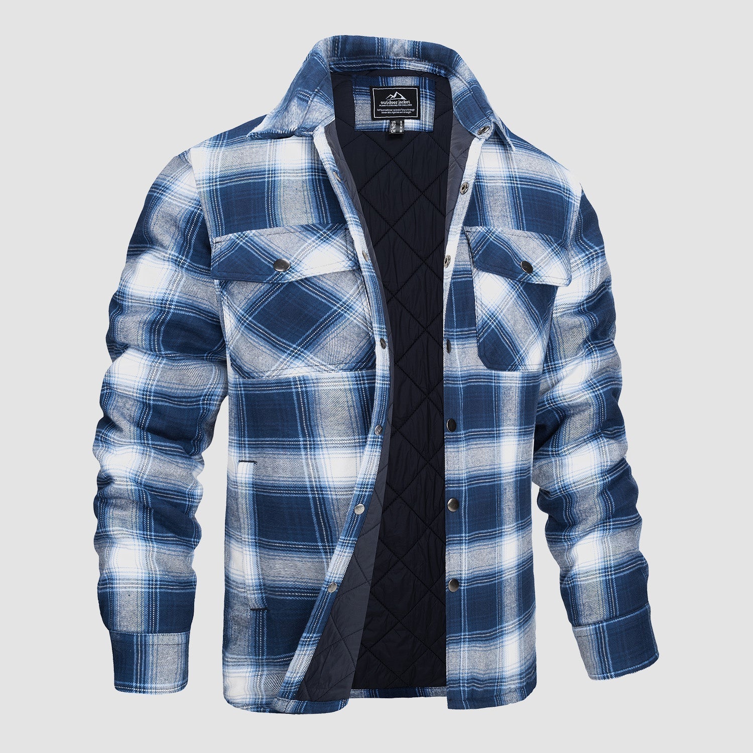 Variant image for Lucien | Men's Flannel Shirt – Timeless Rugged Elegance-26