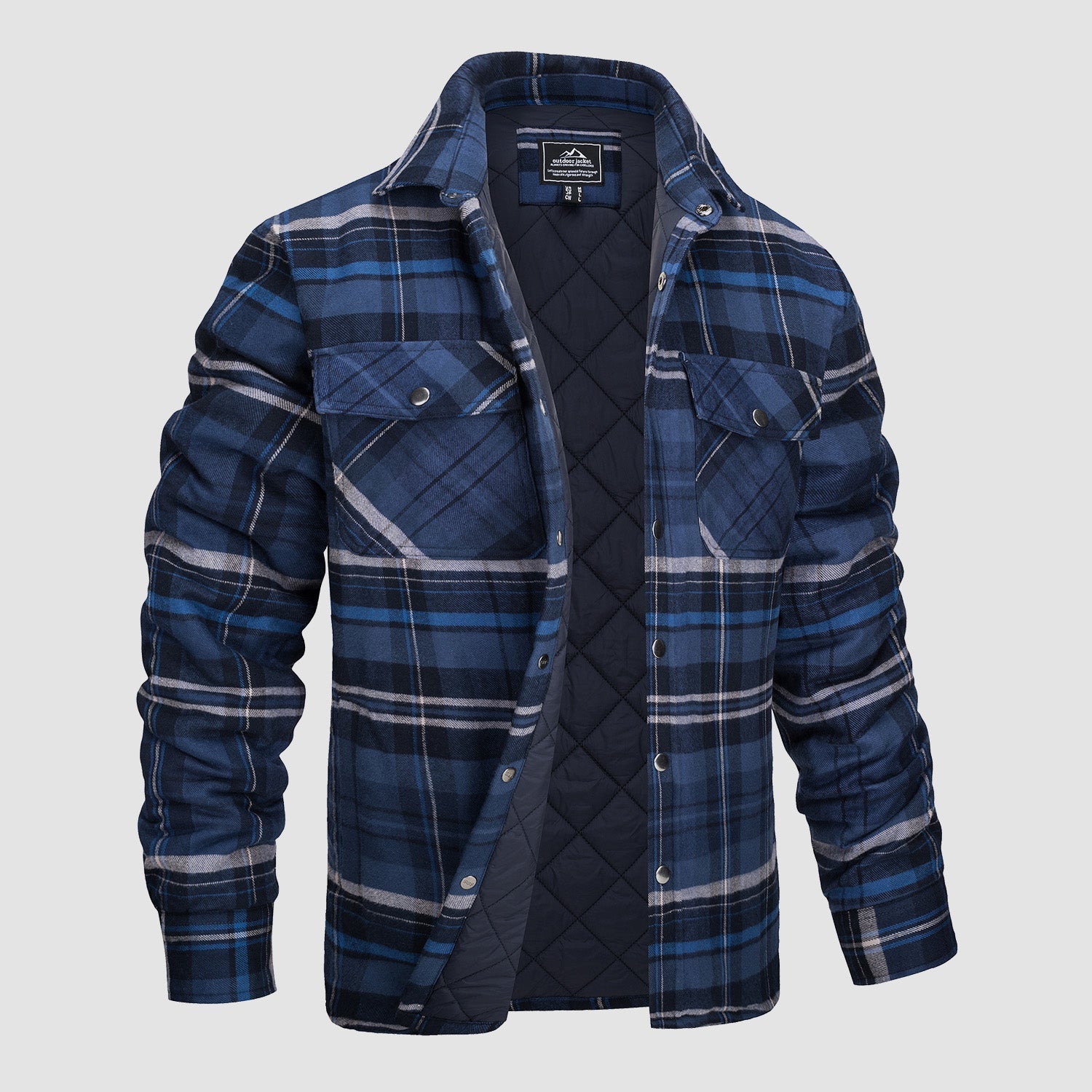 Variant image for Lucien | Men's Flannel Shirt – Timeless Rugged Elegance-6
