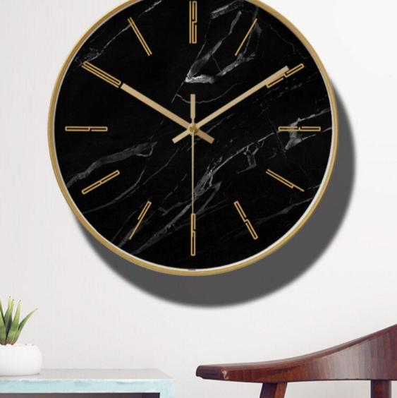MidnightClock | Modern Marmur Wall1