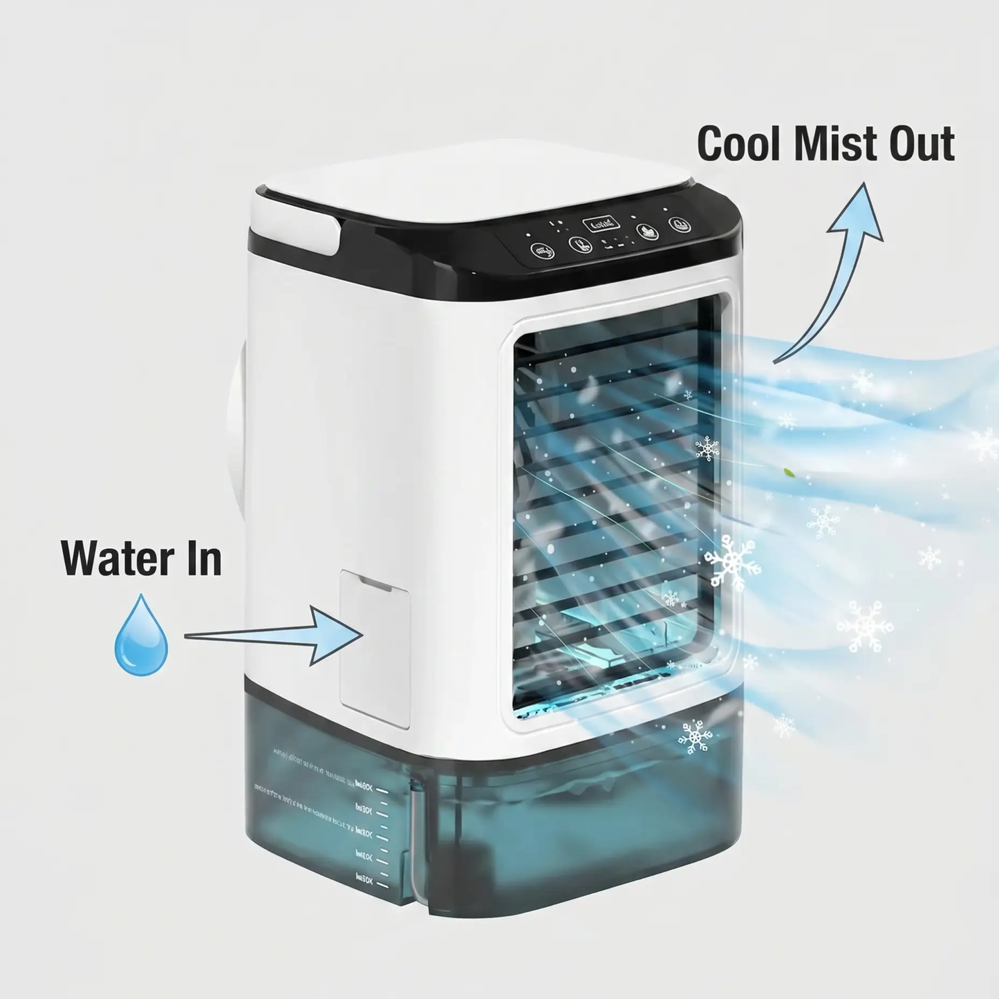 Mistify - Compact Portable Desktop Air Cooler