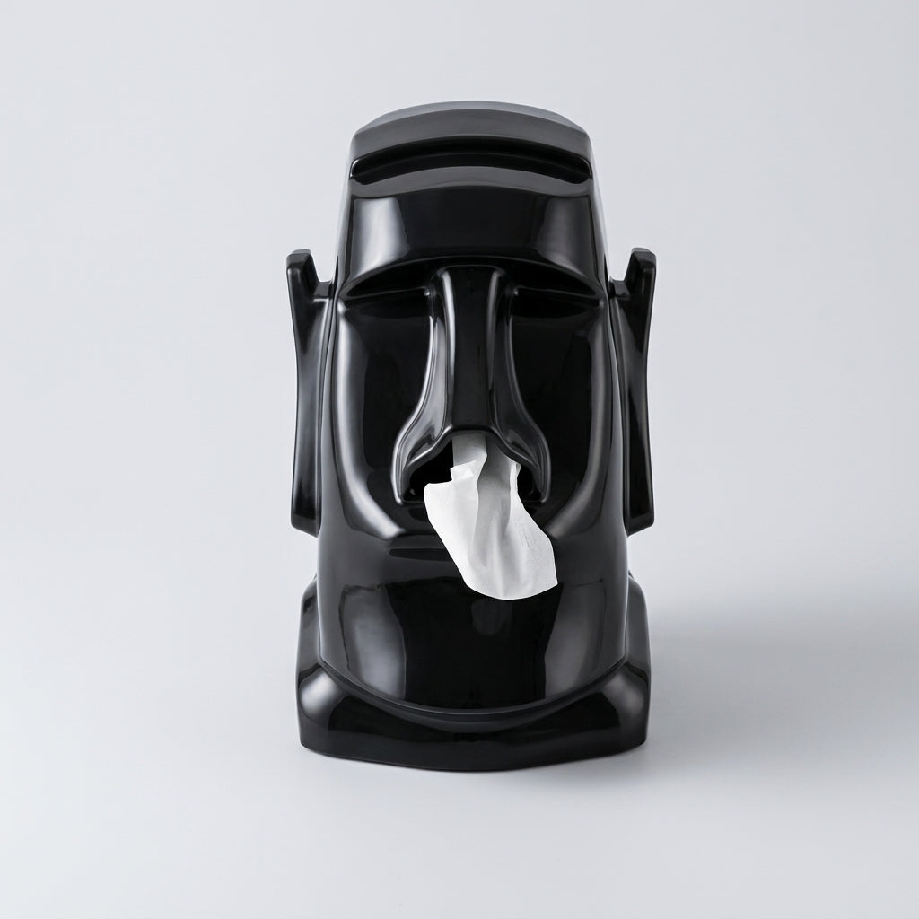 Moaston - Sculptural Face Tissue Box Cover3