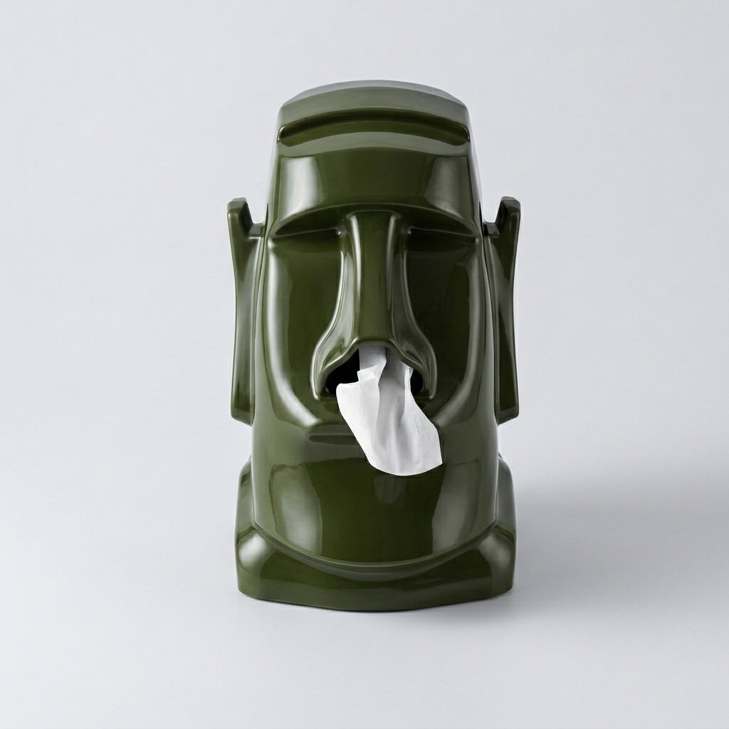 Moaston - Sculptural Face Tissue Box Cover4