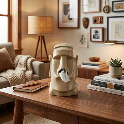 Moaston - Sculptural Face Tissue Box Cover8