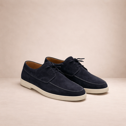 Moccato - Casual Lace-Up Beige Loafers
