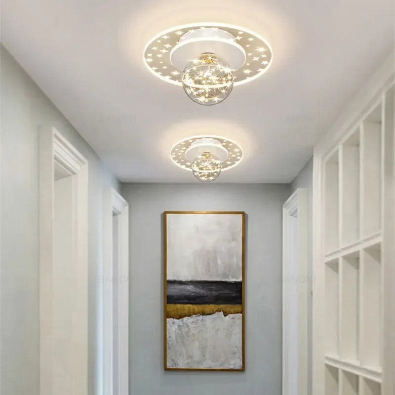 LumenAura | Stylish Veranda Chandelier with LED