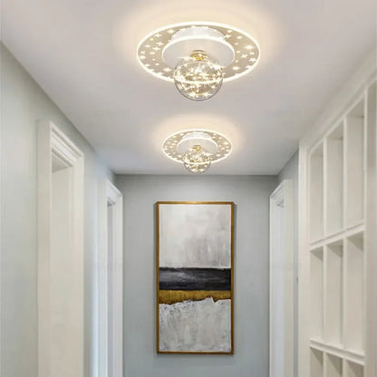 LumenAura | Stylish Veranda Chandelier with LED