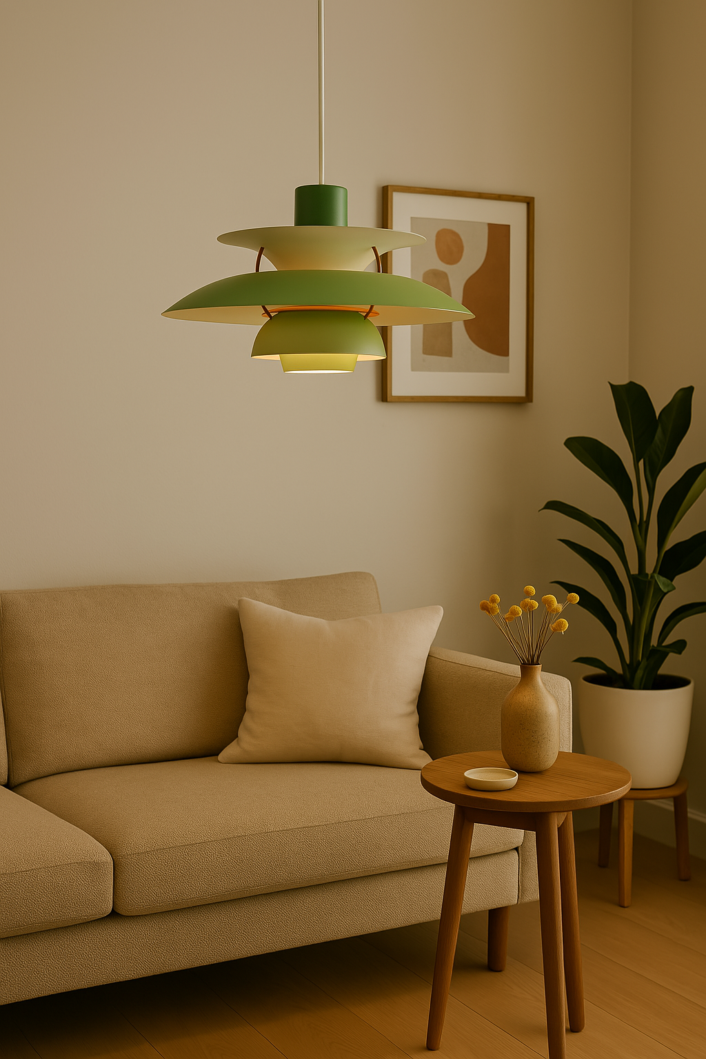 LumaDisc | Minimalist LED Ceiling Light with 3000K Light