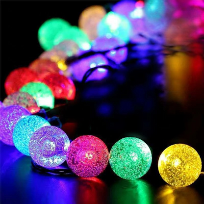 GlowTrail | Solar powered ball lights for garden & balcony