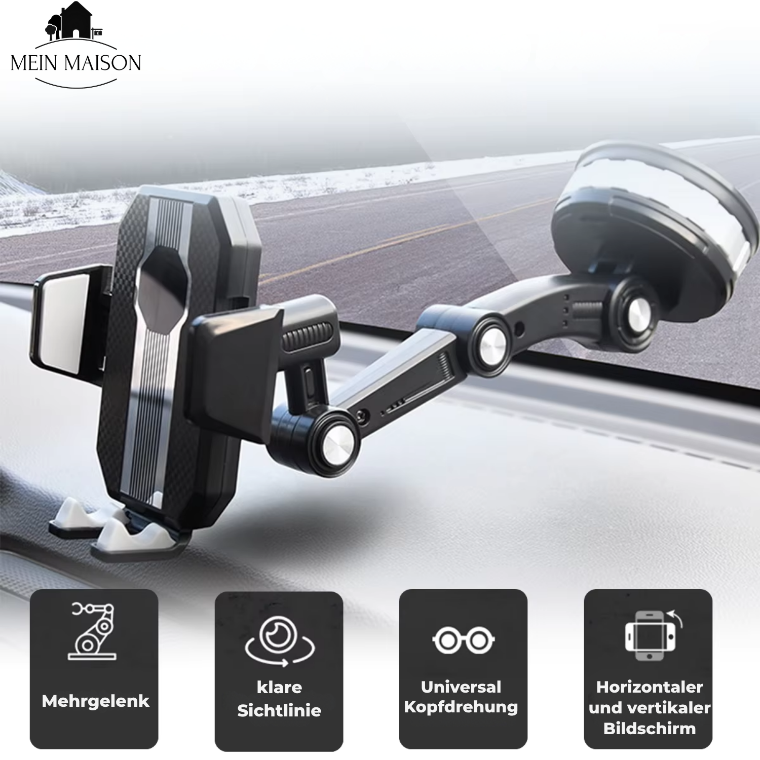Navigra - Adjustable Dashboard Phone Mount