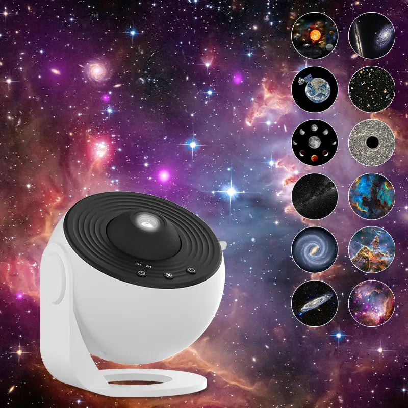 CelestialGlow | 12-in-1 HD Projection & Rotating Star Projector Lamp