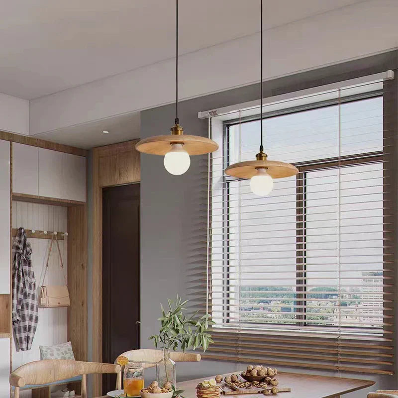 ScandiGleam | Premium Wood Pendant Lamp